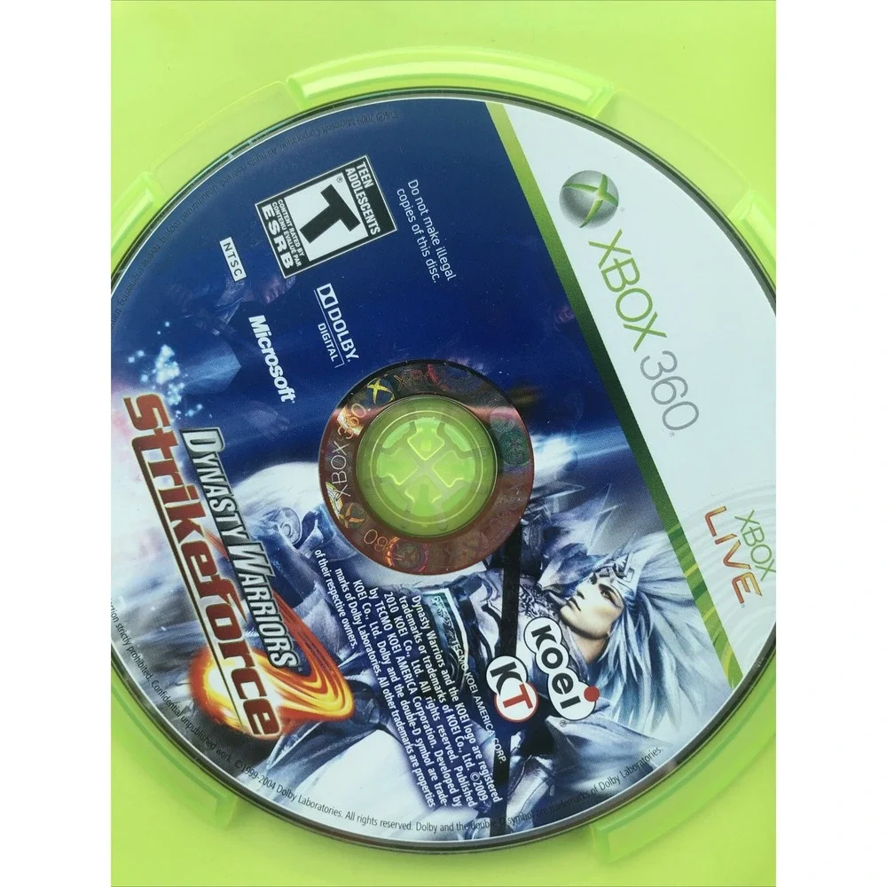 Dynasty Warriors: Strikeforce (Microsoft Xbox 360, 2010) With Manual‎